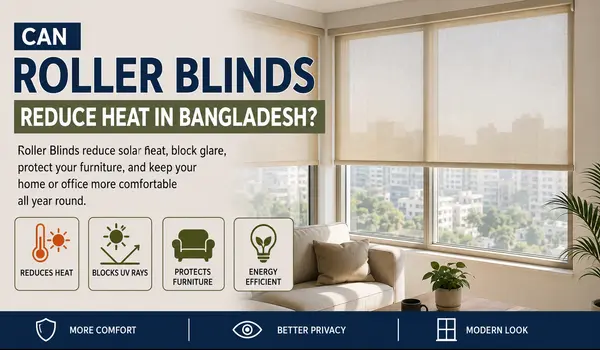 Can Roller Blinds Reduce Heat in Bangladesh? Everything You Need to Know